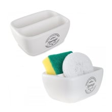 Organizer do zlewu na gąbkę i zmywak biały - Yoka Organizer do zlewu na gąbkę i zmywak biały - Yoka