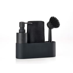 Organizer do zlewy 4el. singles czarny 330446