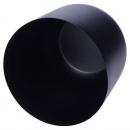 Osłonka na doniczkę na stojaku metalowa czarna 19,5x59 cm