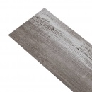 Panele podłogowe z PVC, 5,26 m², 2 mm, matowe brązowe drewno