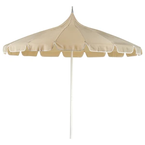 Parasol ogrodowy ⌀ 245 cm beżowy minoa