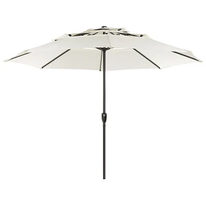 Parasol ogrodowy ⌀ 285 cm beżowy bibione