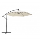 Parasol ogrodowy LED ø 285 cm beżowy CORVAL