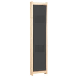 Parawan 3-panelowy, szary, 120x170x4 cm, tkanina Parawan 3-panelowy, szary, 120x170x4 cm, tkanina