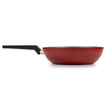 Patelnia wok granitowa do smażenia duszenia głęboka taurus 28 cm