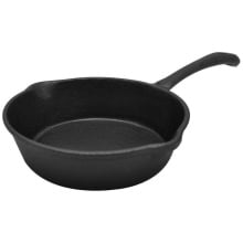 Patelnia żeliwna okrągła talerz żeliwny 16 cm indukcja gaz