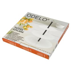 Patera ODELO ESTELLE biała 3 poziomy 21/25/30cm 1szt.