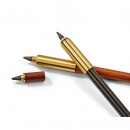 Permanentny ołówek z 2 końcówkami, brązowy