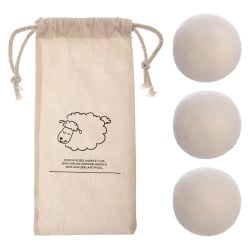 Piłki do suszarki wełniane 7 cm 3 szt. Piłki do suszarki wełniane 7 cm 3 szt.