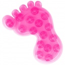 Podkładki antypoślizgowe z przyssawkami stopy różowe zestaw 4 szt.