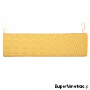 Poducha na ławkę TOSCANA/Lorenzo żółty wzór 169 x 50 x 5 cm BLmeble