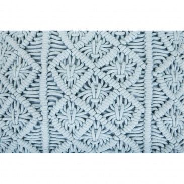 Poduszka dekoracyjna 45 x 40 cm niebieska GOREME