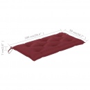 Poduszka na huśtawkę, winna czerwień, 100 cm, tkanina