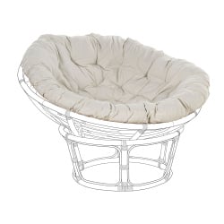 Poduszka na krzesło ogrodowe SALVO/ ORVIETO 127 x 127 cm Jasnobeżowy