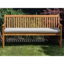 Poduszka na ławkę ogrodową 152 x 54 cm beżowa VIVARA