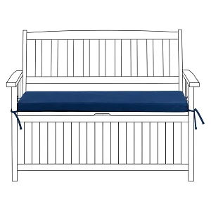 Poduszka na ławkę ogrodową SOVANA 108 x 45 cm Niebieski Poduszka na ławkę ogrodową SOVANA 108 x 45 cm Niebieski