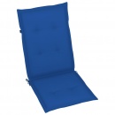 Poduszki na krzesła ogrodowe, 4 szt., kobaltowe, 120x50x4 cm