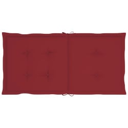 Poduszki na krzesła ogrodowe, 6 szt., kolor wina, 100x50x4 cm Poduszki na krzesła ogrodowe, 6 szt., kolor wina, 100x50x4 cm