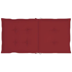 Poduszki na krzesła ogrodowe, 6 szt., kolor wina, 100x50x4 cm Poduszki na krzesła ogrodowe, 6 szt., kolor wina, 100x50x4 cm