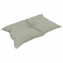 Poduszki na sofę z palet, 2 szt., kolor taupe, tkanina