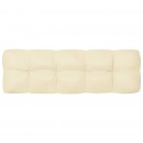 Poduszki na sofę z palet, 5 szt., kremowe
