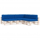 Poduszki na sofę z palet, 7 szt., kobaltowoniebieskie, tkanina