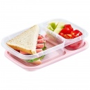 Pojemnik DZIELONY do żywności, 2-częściowy, lunchbox, 0,75L