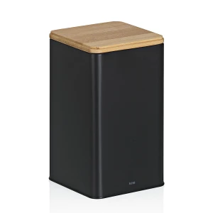 Pojemnik kuchenny, metal/bambus, 1,6 l, 11,5 x 11,5 x 19 cm Pojemnik kuchenny, metal/bambus, 1,6 l, 11,5 x 11,5 x 19 cm
