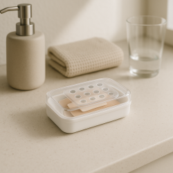 Pojemnik na plastry 11cm Koziol Get Well biały