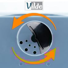 Pojemnik na warzywa i owoce z pokrywką czarny 12 l