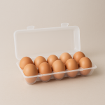 Pojemnik, organizer, pudełko na jajka, jaja, do lodówki, chłodziarki, 10 sztuk, jajek