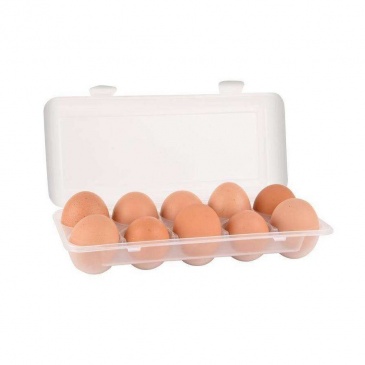 Pojemnik, organizer, pudełko na jajka, jaja, do lodówki, chłodziarki, 10 sztuk, jajek
