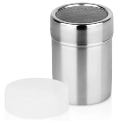Pojemnik z sitkiem do cukru pudru i cynamonu stalowy 300 ml