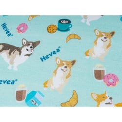 Prześcieradło Hevea Milusie 200x80 (Corgi Turkus)