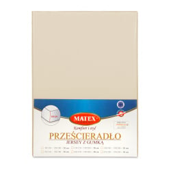 Prześcieradło jersey z gumą roz.210/220x190/200x30