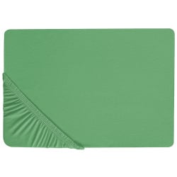 Prześcieradło z gumką janbu bawełna 200x200 cm zielony