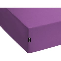 Prześcieradło z gumką janbu bawełna purpurowy