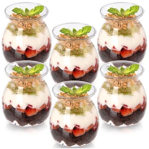 Pucharki na jogurt i desery 160 ml 6 szt. Pucharki na jogurt i desery 160 ml 6 szt.