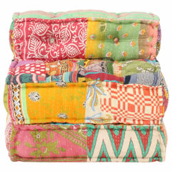 Puf modułowy, patchwork, tkanina