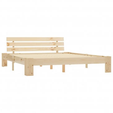 Rama łóżka, lite drewno sosnowe, 180 x 200 cm