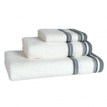 Ręcznik do rąk 30x50 cm Miloo Home Granda biało-szary