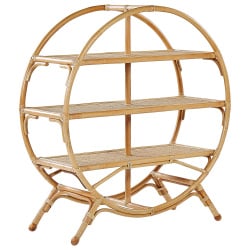 Regał 3 półki tuvalu ii rattan naturalny Regał 3 półki tuvalu ii rattan naturalny