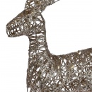 Renifer podświetlany dekoracyjny ozdoba świąteczna złoty Boże Narodzenie 65 cm 60 led
