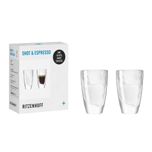 Ritzenhoff Alpino Espresso Zestaw 2 Kryształowych szklanek do Espresso kieliszków do nalewki wódki Ritzenhoff Alpino Espresso Zestaw 2 Kryształowych szklanek do Espresso kieliszków do nalewki wódki