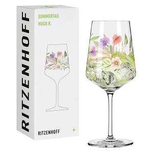 Ritzenhoff Somertau Hugo Kieliszek kryształowy 1 szt motyw wiosenne kwiaty ilustrator Anna D'Andrea Ritzenhoff Somertau Hugo Kieliszek kryształowy 1 szt motyw wiosenne kwiaty ilustrator Anna D'Andrea
