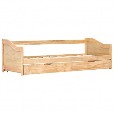 Rozkładana rama łóżka/sofy, drewno sosnowe, 90x200 cm
