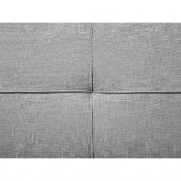 Rozkładana sofa tapicerowana jasnoszara Vitale