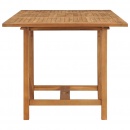 Rozkładany stół ogrodowy, (110-160)x80x75cm, lite drewno tekowe