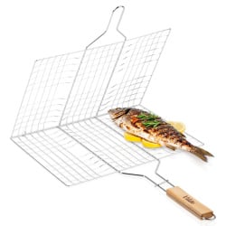 Ruszt do grillowania metalowy 40x30 cm Ruszt do grillowania metalowy 40x30 cm