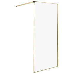 ścianka prysznicowa waspam 90 x 190 cm złoty